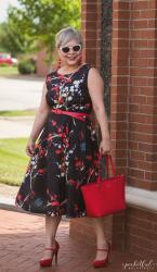 Cherry Blossom Midi Dress & Linkup