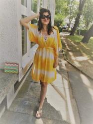 Sunny Girl in a Mellow Yellow Dress