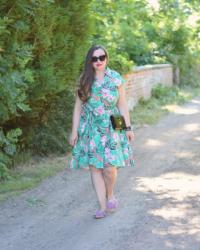 Hawaiian Style Shirt Dress Outfit