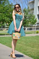 Sea Green Dress