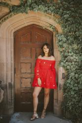 RED BELL DRESS