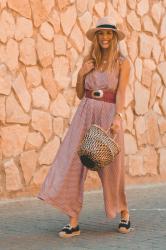 Mono de lunares en clave boho