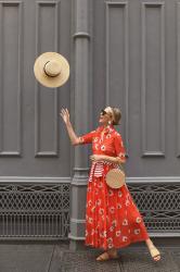 THE BRAND I AM LOVING RIGHT NOW // RED FLORAL DRESS