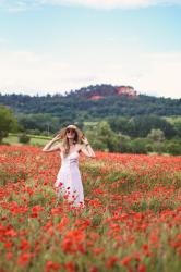 Au milieu des coquelicots