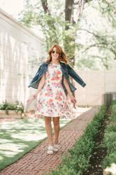 THE HAPPIEST FLORAL DRESS