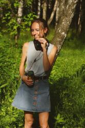 Summer uniform and coffee