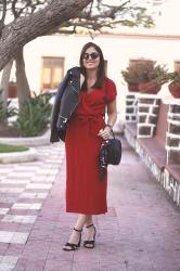 La elegancia se viste de rojo 