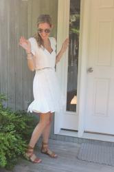 WHITE DRESS FOR SUMMER + LINK UP