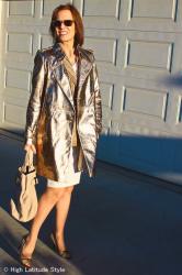 How to wear metallic over 40