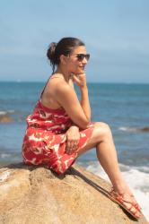 {outfit} Floral by the Sea Shore