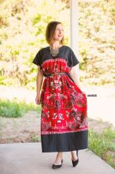 An Eye-Catching, Maxi Dress