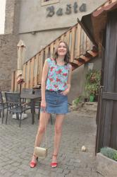 Summer Outfit :: Staple Piece : How I Wear Denim Skirt
