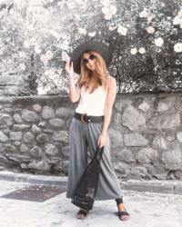 BODY, PALAZZO PANTS AND PERFECT SANDALS