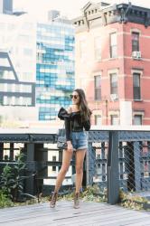 Chic Styling with Denim Shorts