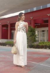 Maxi White Dress With Embroidery