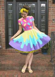 DIY: Ice Cream with Sprinkles Dress