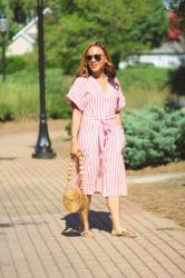 Mango Striped Dress