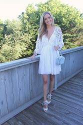 ANOTHER WHITE DRESS & HANDBAG UNDER $100 + LINK UP