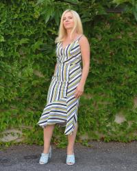 Multi stripe dress