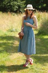 A Lightweight Chambray Dress Perfect for Summer #iwillwearwhatilike