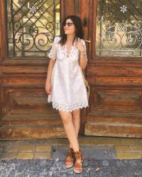 Little White Lace Dress