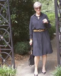 how to style a shirtdress