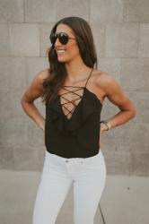 Lace Up Cami