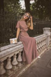 Pretty Woman Vibes: The Brown Polka Dot Set