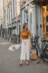 White Jeans + Flowers