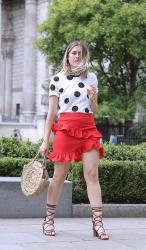 Polka dots and frills