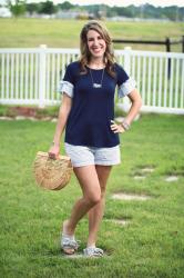 Thursday Fashion Files Link Up #172 – Perfect Ruffled Top for the Summer
