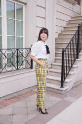 Yellow Plaid Pants 