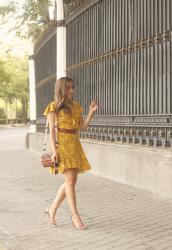 Daisies Dress With Ruffles