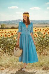 Tuscany Sunflower Field