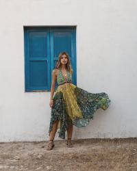 Formentera: patchwork dress