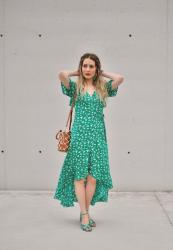 Vestido wrap