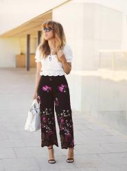 Embroidered pants