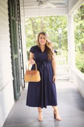 Classic Navy Dress