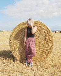 Boule de paille & style hippie