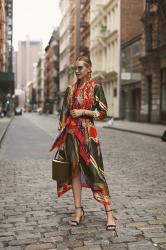 PUT A PRINT ON IT // SCARF PRINT DRESS