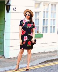 SMART  Floral  DRESS