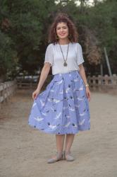 Skirtmas in July: Who What Wear Crane Skirt