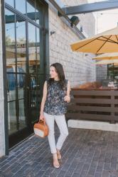 NSale Inspired: Wear Now Navy Floral Top