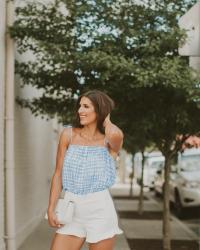 Ruffle Hem Shorts