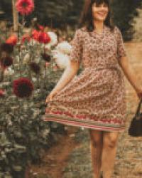 Vintage Floral Dresses for Fall