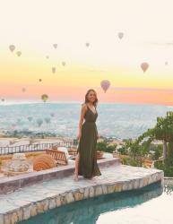 Watching The Hot Air Balloons in Cappadocia