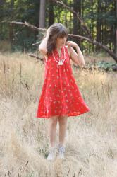 Red Boho PinkBlush Dress