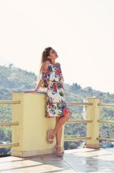 Tropical dress | Krvavica - Moja podróż do Chorwacji #3