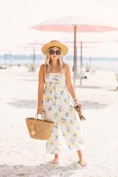 Lemon Print Jumpsuit