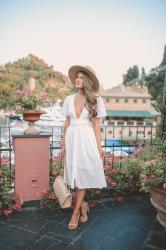 Flirty White Dress in Portofino